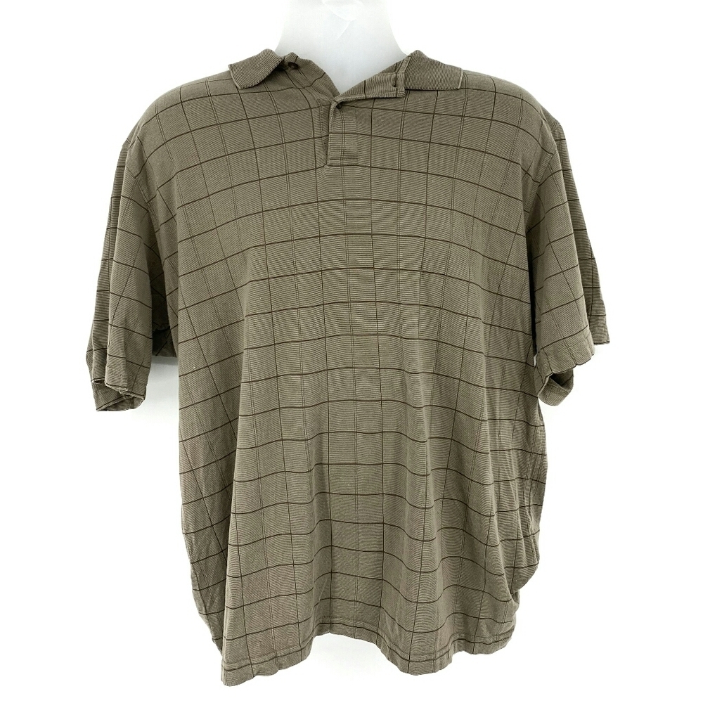 Arrow Brow and Tan Polo Shirt Window Pain Design Size‎ xl